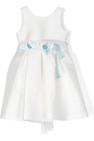 Mimilù Floral-detail sleeveless dress