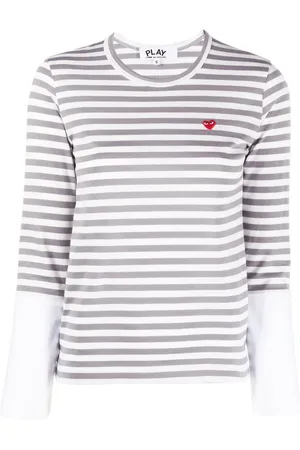 Comme des Garçons Horizontal-stripe long-sleeve T-shirt