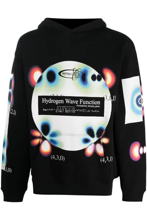Msftsrep Graphic-printed cotton hoodie