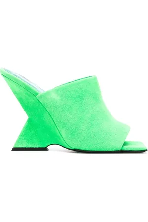 The Attico Cheope 105mm square-toe mules