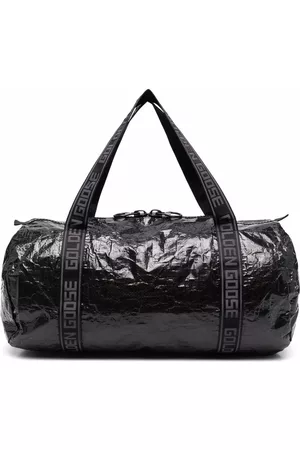 Golden Goose Men Luggage - Logo-tape detail holdall bag - Black