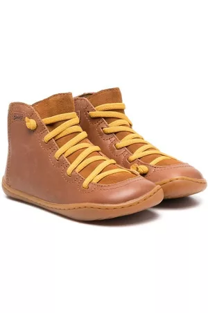 Camper Ankle Boots - Peu Cami lace-up boots - Brown