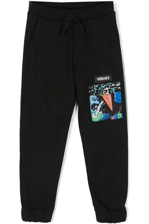 VERSACE Flap-pocket track pants