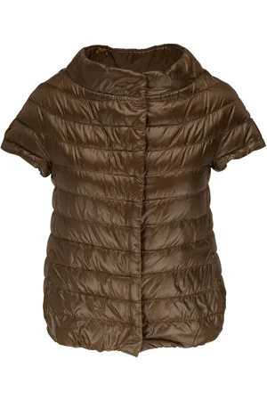 HERNO Short-sleeve quilted down jacket