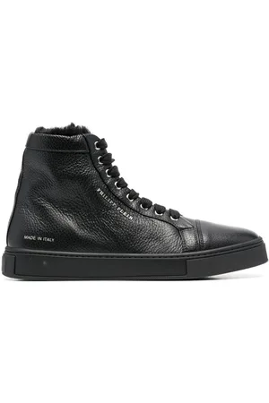 Philipp Plein Shearling lined high-top sneakers
