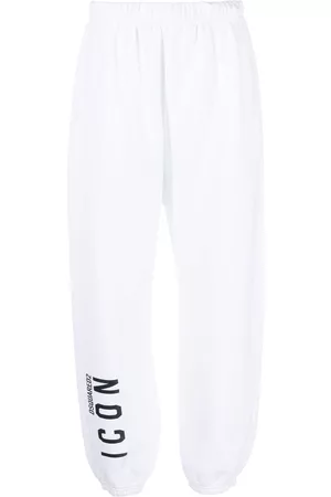 Dsquared2 Women Sweatpants - Icon logo jersey track pants - White