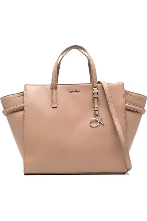 Calvin Klein Almond Carmel Tote Handbag