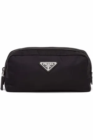 Re-Nylon logo-plaque wash bag, Prada