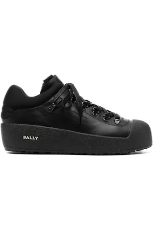 Bally Men Winter Boots - Curyal fur-lined leather boots - Black