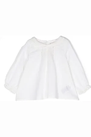BONPOINT Lace-trim detail blouse