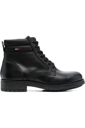 Tommy Hilfiger Padded-ankle lace-up boots