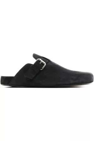 Isabel Marant Men Clogs - Mirvinh leather clog slippers - Black
