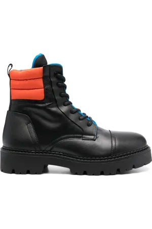 Tommy Hilfiger Padded-detail lace-up boots