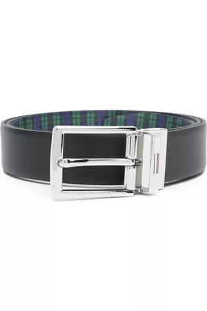 Tommy Hilfiger Men Belts - Leather buckle-fastening belt - Black