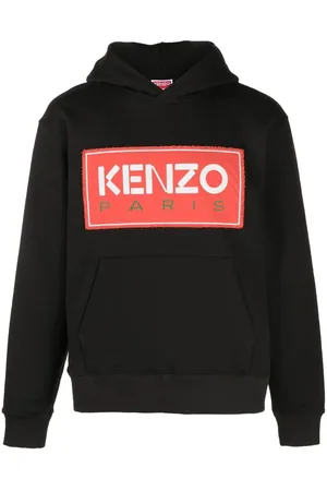 Kenzo Logo-patch hoodie