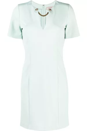 Twin-Set Short-sleeve pencil dress - Green