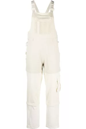 Outdoor Voices Patch-pocket straight-leg dungarees - Neutrals