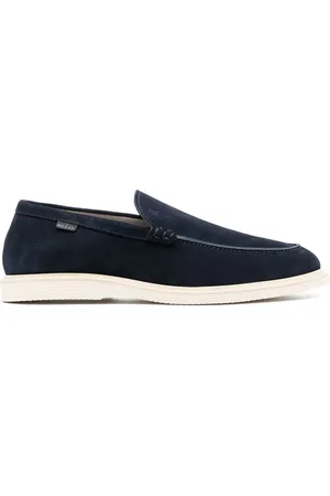 Hogan Almond-toe suede loafers