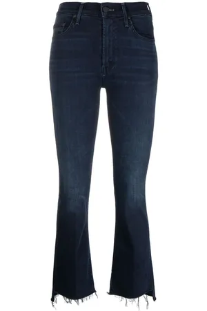 Mother High-rise cropped flared jeans