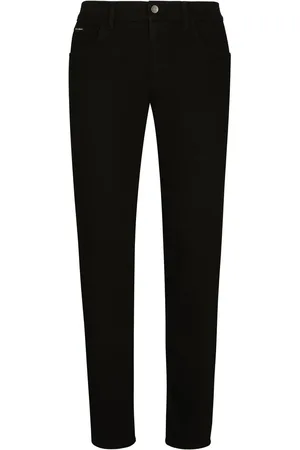 Dolce & Gabbana Logo-appliqu?? slim-cut jeans