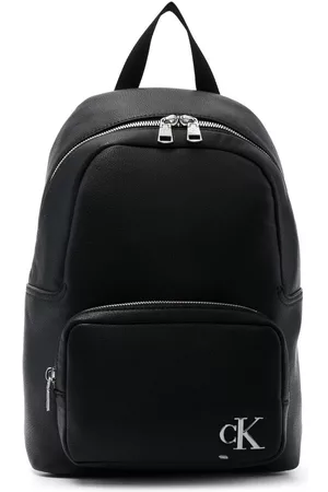Calvin Klein Men Rucksacks - Logo-plaque backpack - Black