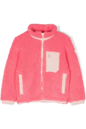 Rossignol Contrasting-trim fleece jacket - Pink