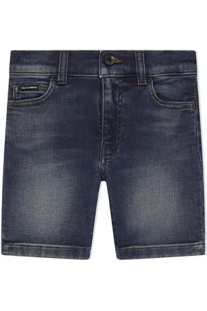 Dolce & Gabbana Logo-appliqué denim shorts