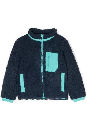 Rossignol Fleece Jackets - Contrasting-trim fleece jacket - Blue