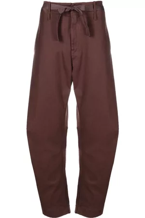Stone Island Stretch Pants - Stretch-cotton straight-trousers - Brown