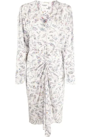 Marant Etoile Danalia wrap midi dress