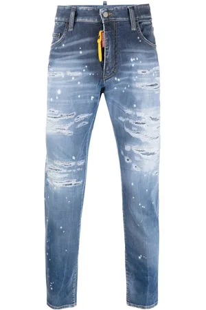 Dsquared2 Distressed-effect slim-cut jeans