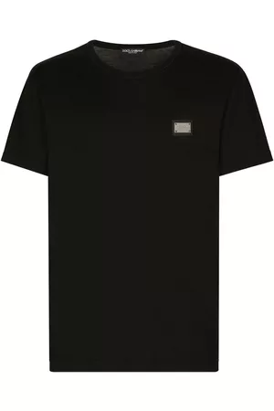 Dolce & Gabbana Men T-shirts - DG Essentials crew neck T-shirt - Black