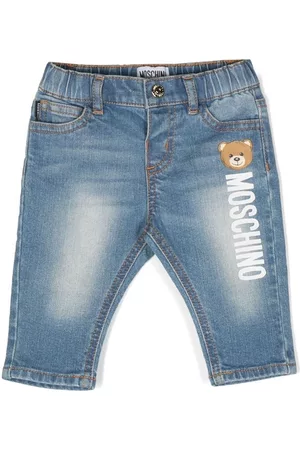 Moschino Low-rise straight-leg jeans - Blue