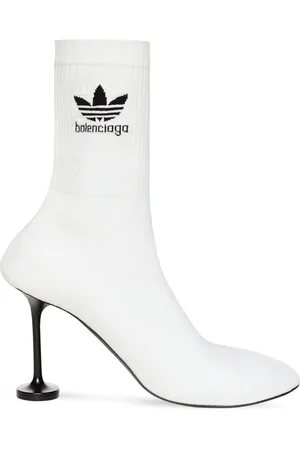 Balenciaga x Adidas Knife 110mm Ankle-Length Boots - White