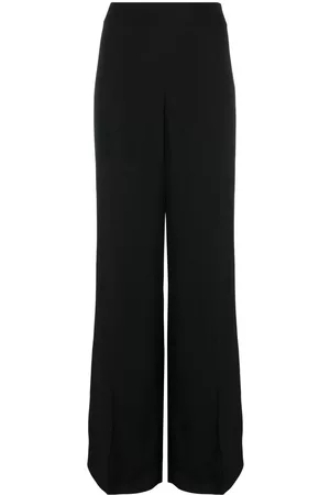 Stella McCartney Women Wide Leg Pants - High-waisted flared trousers - 1000 BLACK
