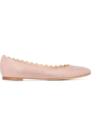Chloé Lauren leather ballerina shoes