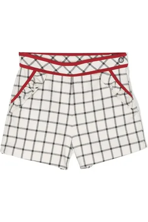 PATACHOU Checked flannel shorts