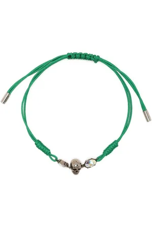 Alexander McQueen Skull-charm rope bracelet