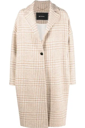 Kiton Houndstooth-pattern single-breasted coat