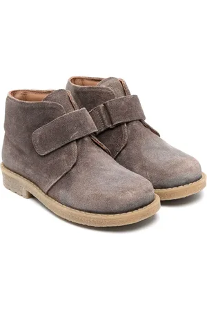 PèPè Touch-strap suede ankle boots