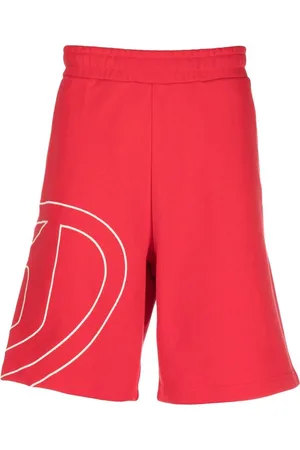 Diesel P-Crow Megoval cotton shorts
