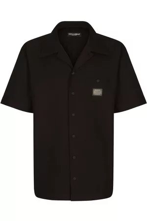Dolce & Gabbana Men Short sleeved Shirts - DG Essentials short-sleeve shirt - Black