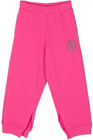 Maison Margiela Sweatpants - Logo-print track pants - Pink