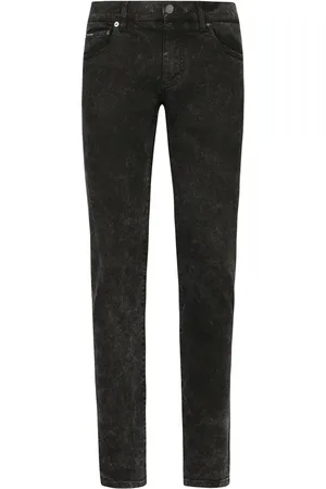Dolce & Gabbana Marble-effect skinny jeans