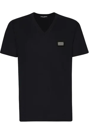 Dolce & Gabbana Logo-tag V-neck T-shirt