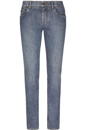 Dolce & Gabbana Logo-appliqué skinny jeans