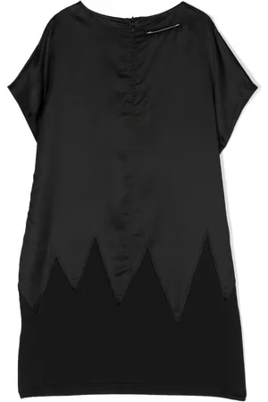Maison Margiela Panelled short-sleeve dress - Black