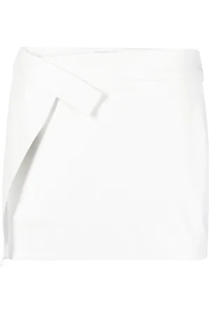 The Attico Cloe wrap mini skirt