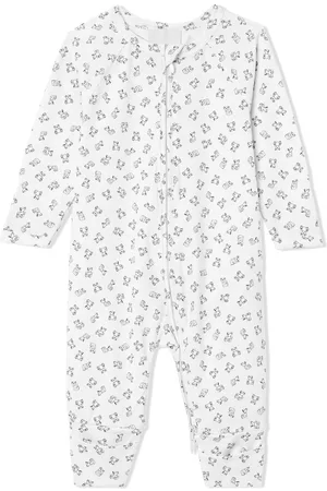 Burberry Pajamas - Thomas Bear-print two-piece set - White