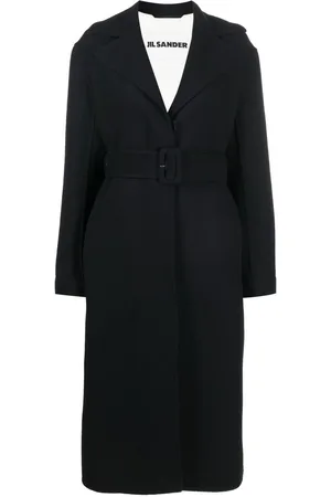 Jil Sander Long-sleeve belted wool coat